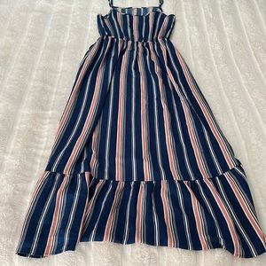 Super Cute Striped Maxi Dress